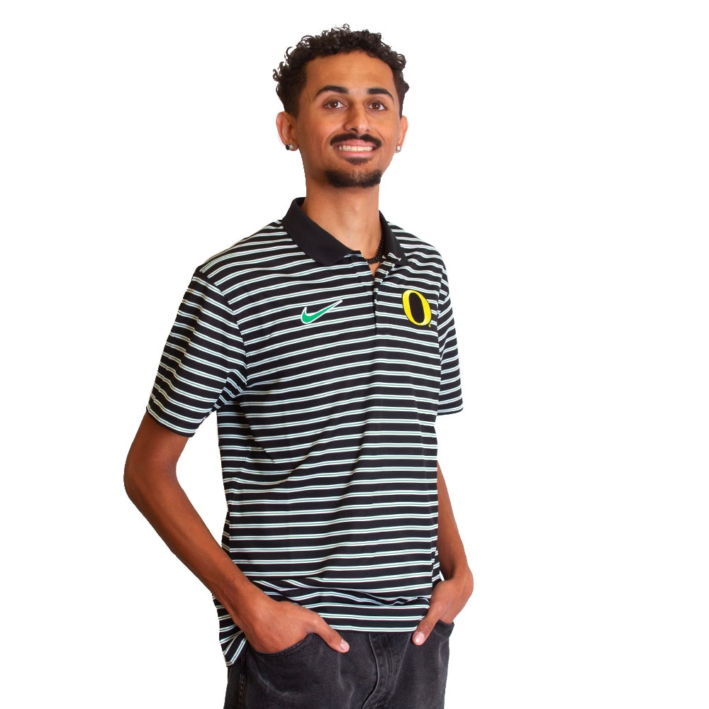 Classic Oregon O, Nike, Black, Polo, Performance/Dri-FIT, Men, Pique, 798508